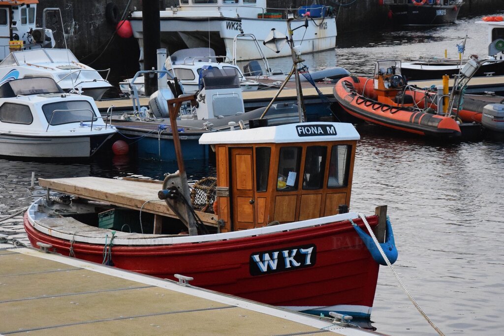 Anderson’s Stromness, Orkney, Clinker hull.
