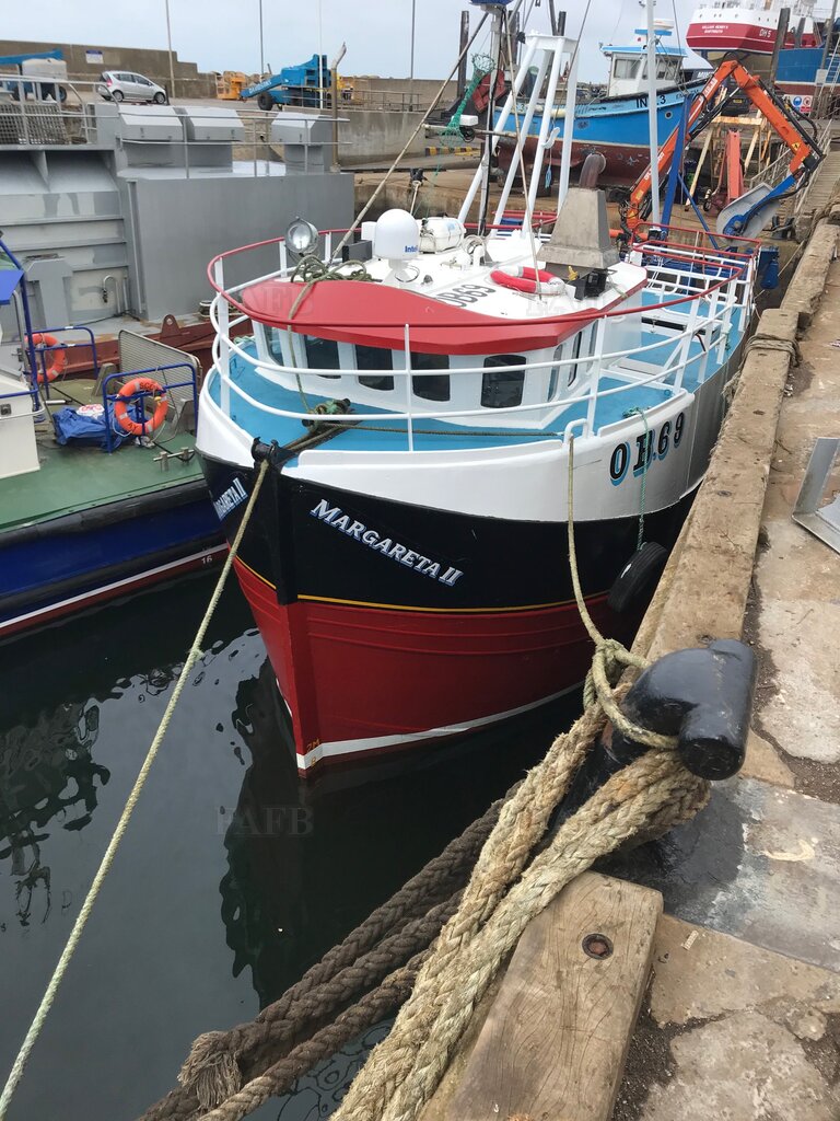 Margareta II wooden trawler with FQA's if required